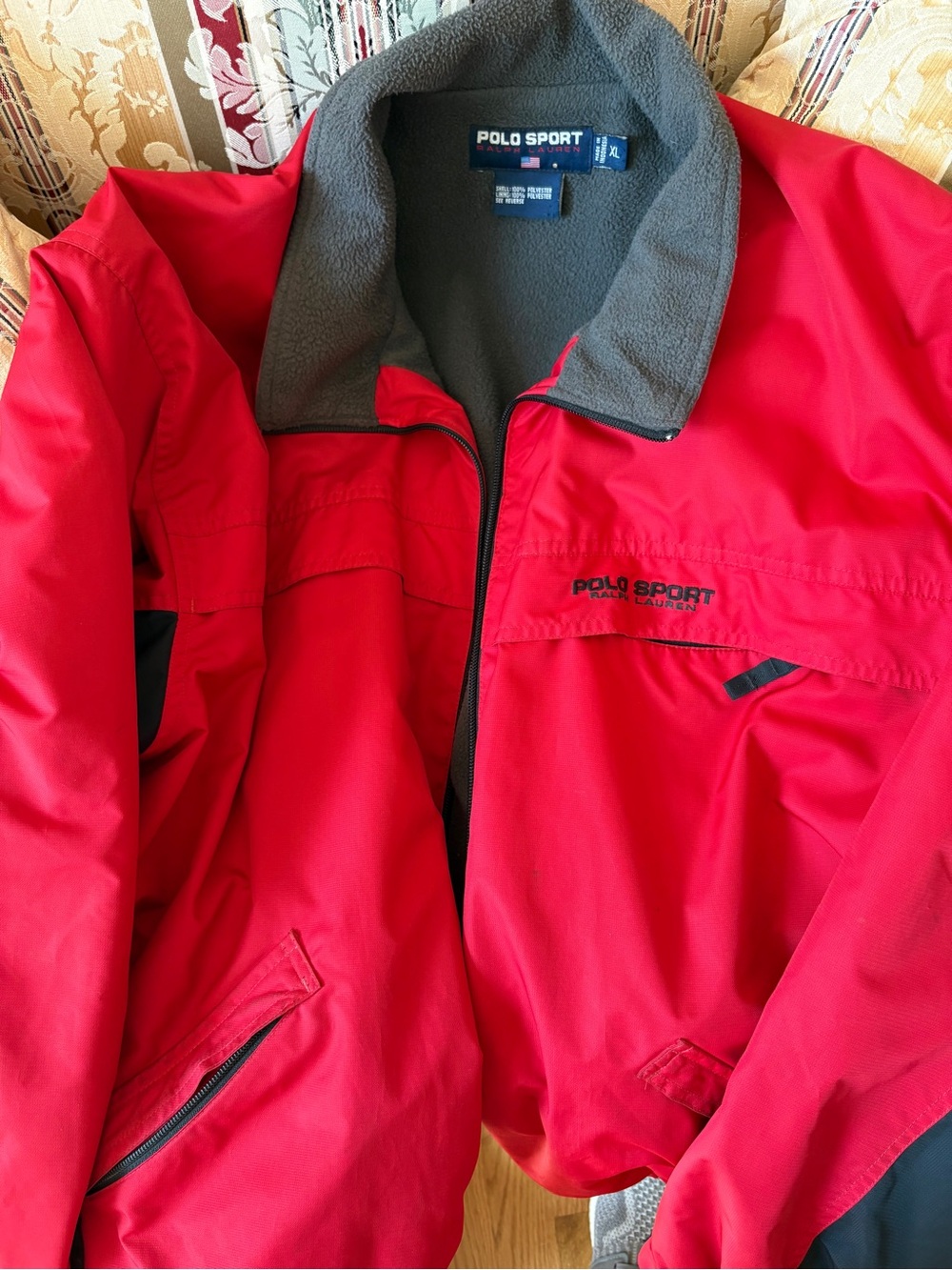 Polo Sport Men’s Red Full Zip Jacket XL